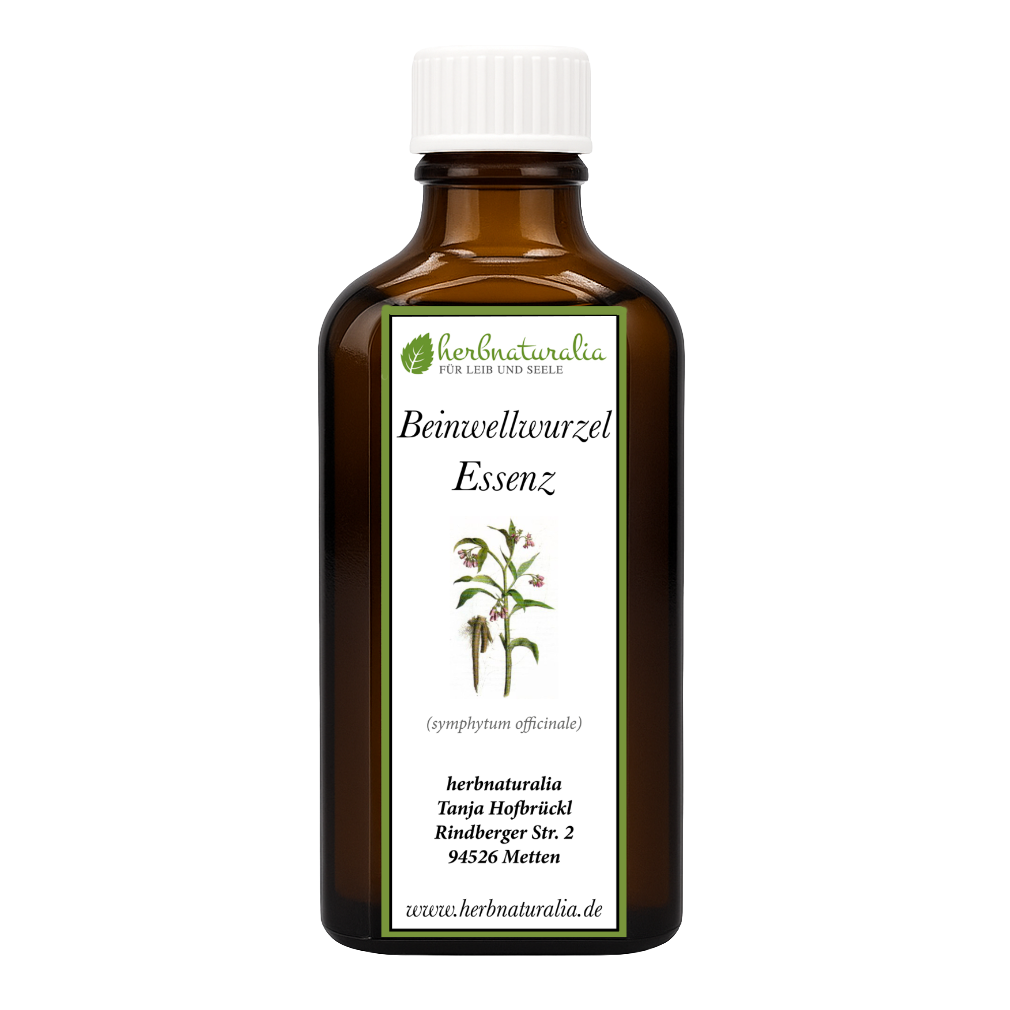 Beinwellwurzel Essenz Flasche 100ml herbnaturalia
