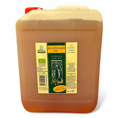 Bio Apfelessig - Klar 5 Liter